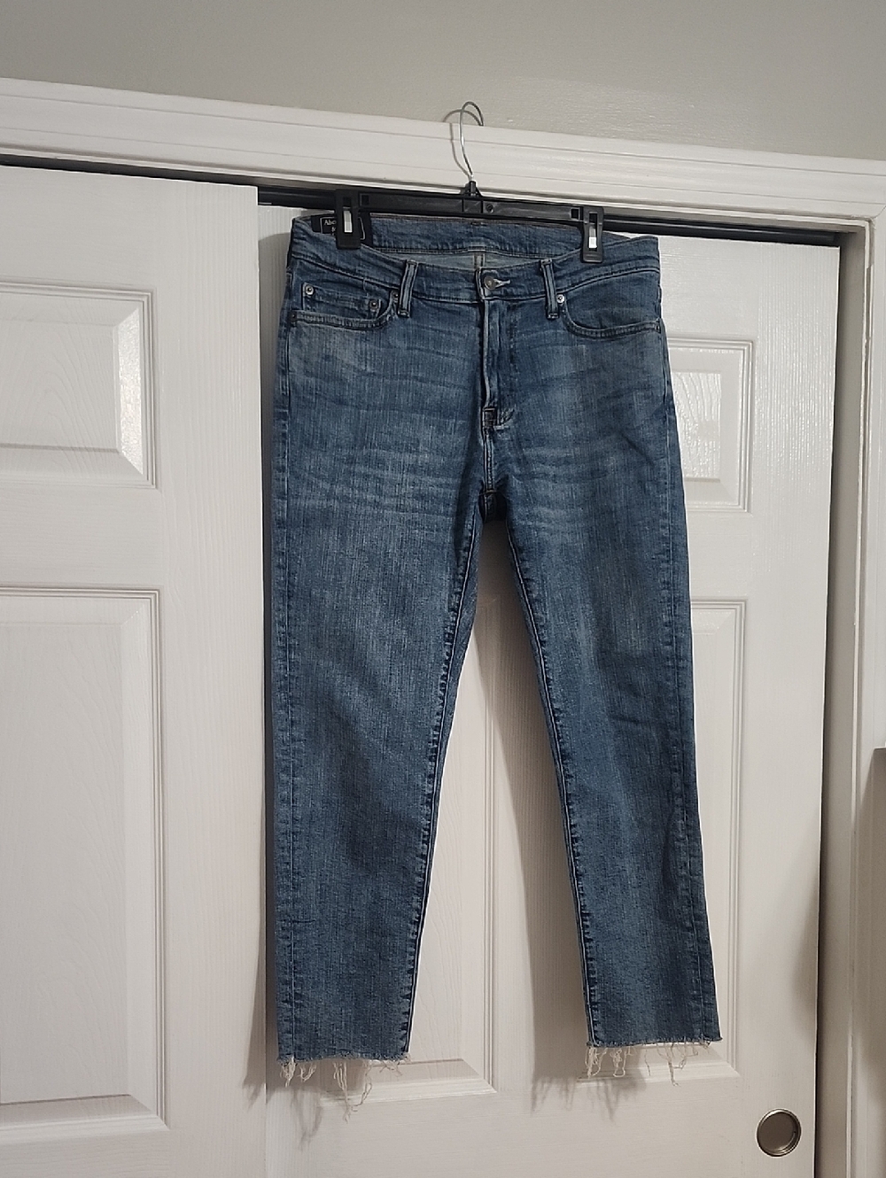 Abercrombie & Fitch Light Blue Denim Jeans - Rustin Athletic Slim